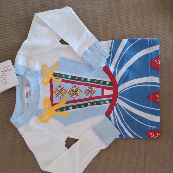 Hanna Andersson Long John Pajama Set Size 80cm - Picture 2 of 6